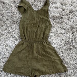 Alice + Olivia Air Olive One Piece with Open Back